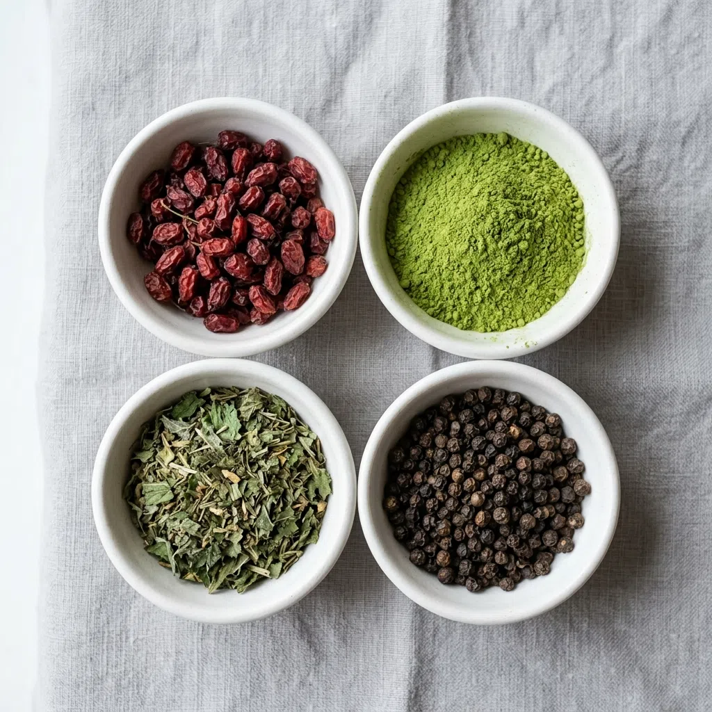 Botanische plantaardige extracten keramische schaaltjes supplement zonder kunstmatige toevoegingen
